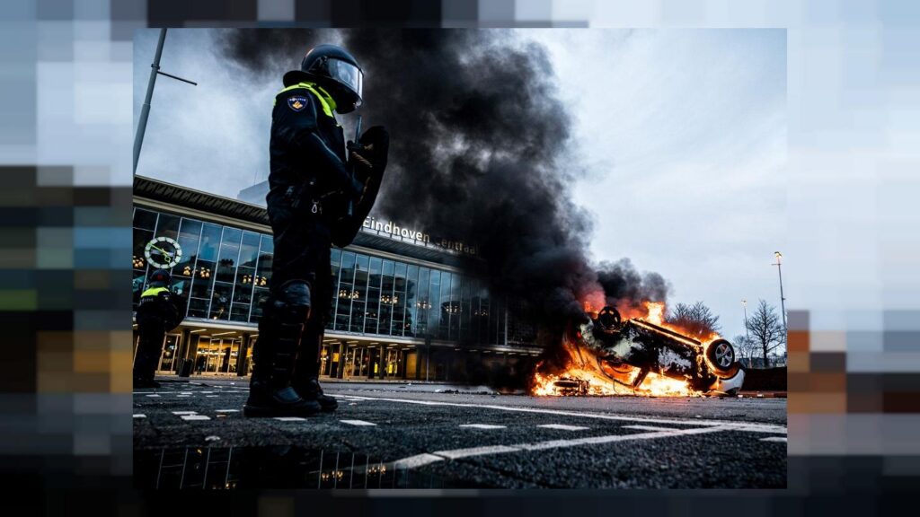 Χάος στην Ολλανδία με άγρια επεισόδια και συγκρούσεις διαδηλωτών – αστυνομίας