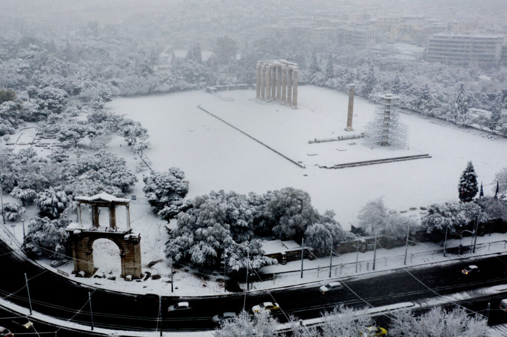 Πολικές θερμοκρασίες έφερε η «Μήδεια»: -25 έδειξε το θερμόμετρο στο Νέο Καύκασο Φλώρινας