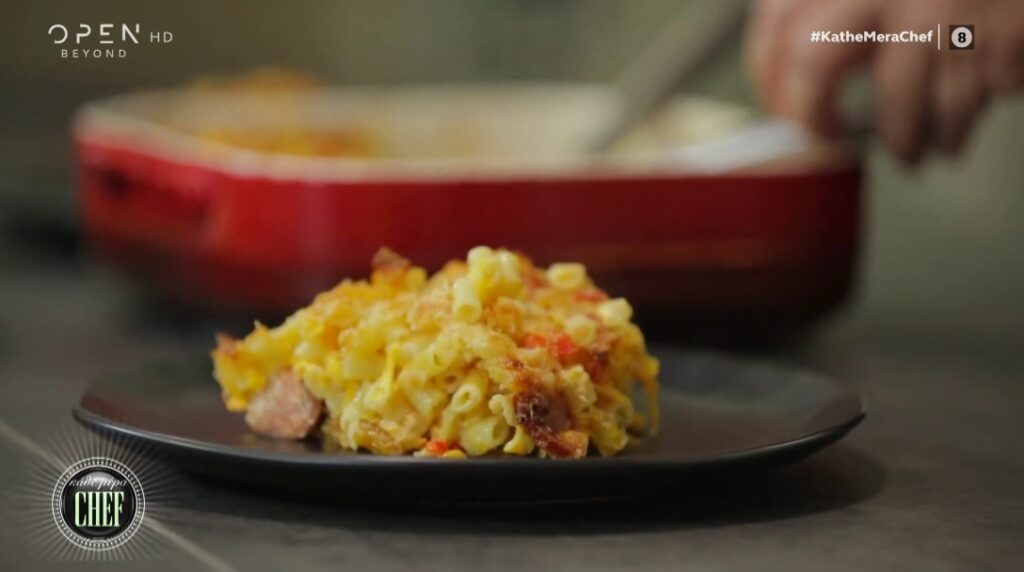 Συνταγή για κοφτό μακαρονάκι στο φούρνο από τον Βαγγέλη Δρίσκα (video)