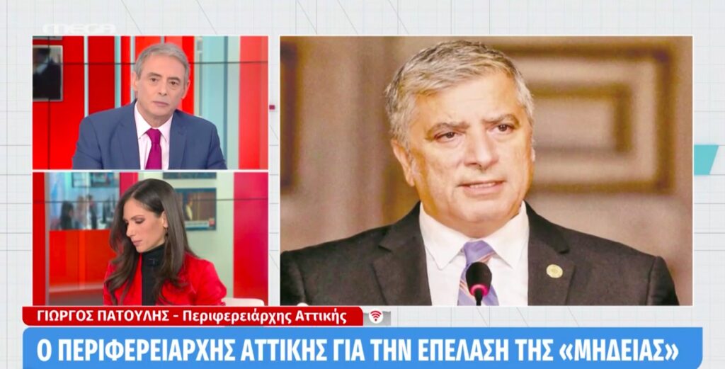 Πατούλης: Υπεύθυνος 100% ο ΔΕΔΔΗΕ για τα προβλήματα στην ηλεκτροδότηση (video)