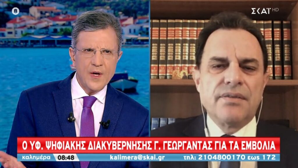 Γεωργαντάς: Οι εμβολιασμοί θα αγγίξουν το 1 εκατομμύριο έως τις 5 Μαρτίου