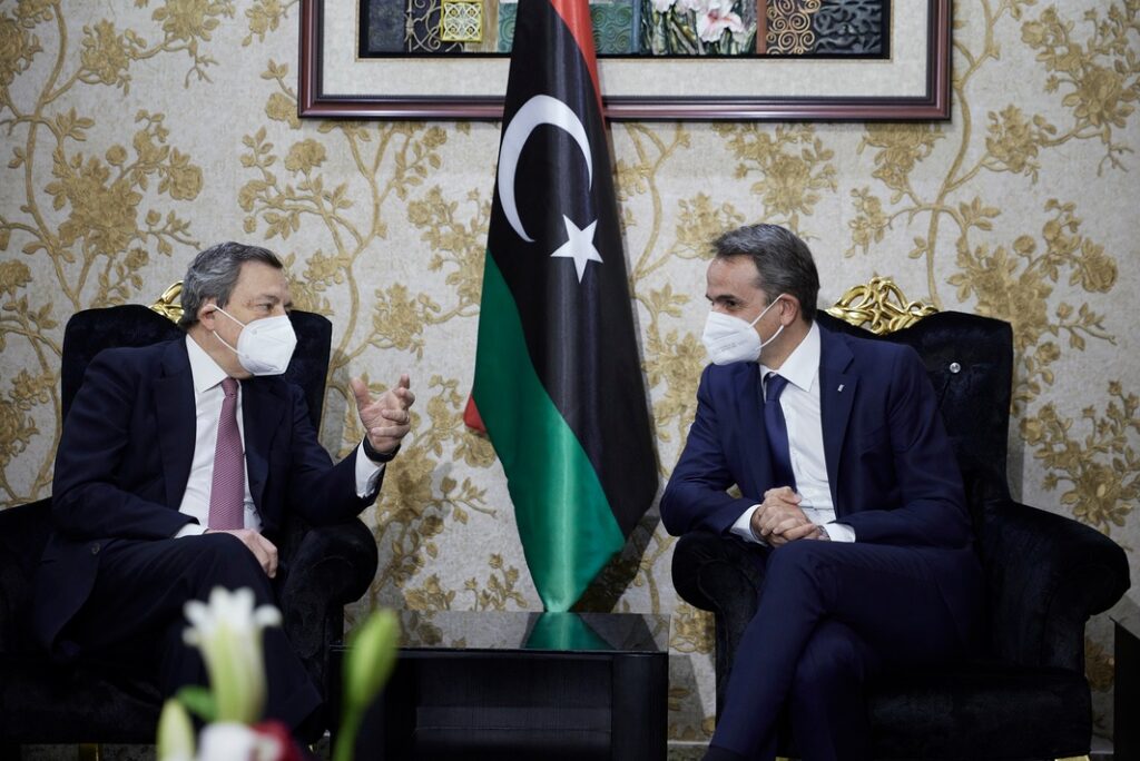 Τετ α τετ Μητσοτάκη-Ντράγκι στη Λιβύη – Τι συζήτησαν
