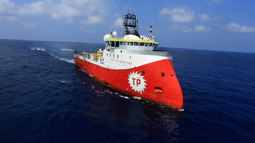 Νέα πρόκληση: Στα ανοιχτά της Μυτιλήνης το τουρκικό ερευνητικό σκάφος Barbaros