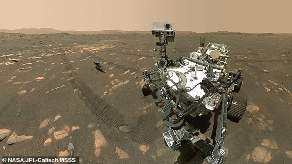 NASA: Η selfie του Perseverance με το ελικόπτερο Ingenuity στον Άρη