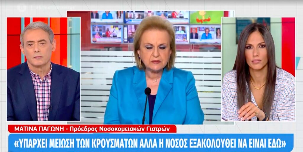 Παγώνη: «Το 35% από όσους μπαίνουν στις ΜΕΘ δεν τα καταφέρνουν…» (video)