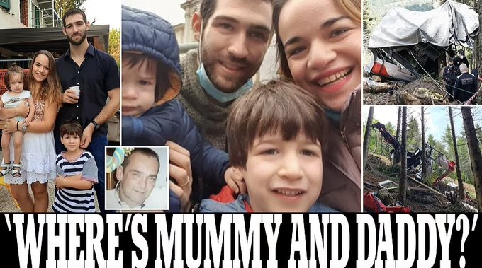 Τα πρώτα λόγια του 5χρονου που επέζησε από την τραγωδία του τελεφερίκ στην Ιταλία:  «Πού είναι η μαμά και ο μπαμπάς;»