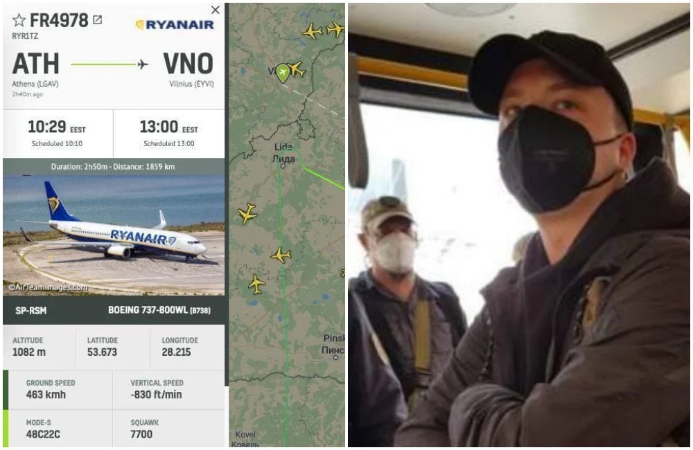 Θρίλερ τέλος : Απογειώθηκε από το Μινσκ το αεροπλάνο που εξαναγκάστηκε σε προσγείωση για να συλληφθεί δημοσιογράφος