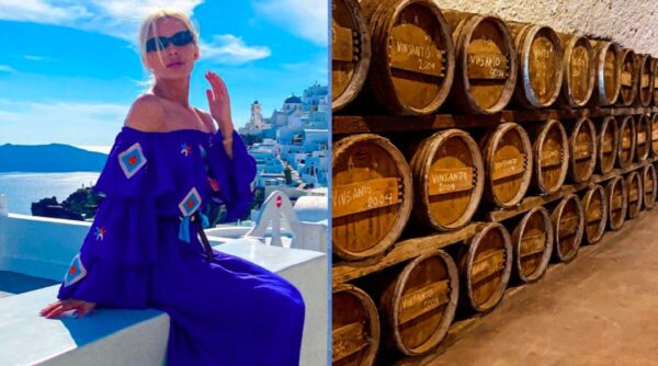 Όλες οι φωτογραφίες από το ρομαντικό ταξίδι της Κατερίνας Καινούργιου στη Σαντορίνη!