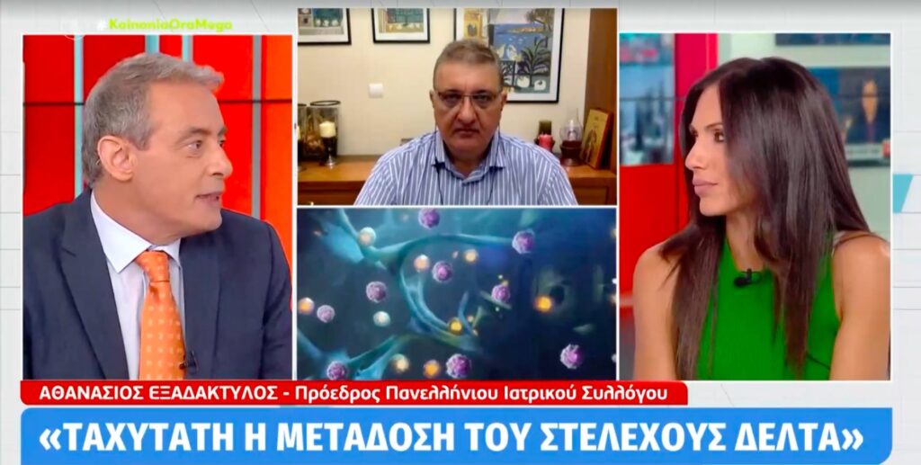 Εξαδάκτυλος για μετάλλαξη Δέλτα: «Ο ένας μολύνει εννιά και οι εννιά, ογδοντάεναν…» [βίντεο]