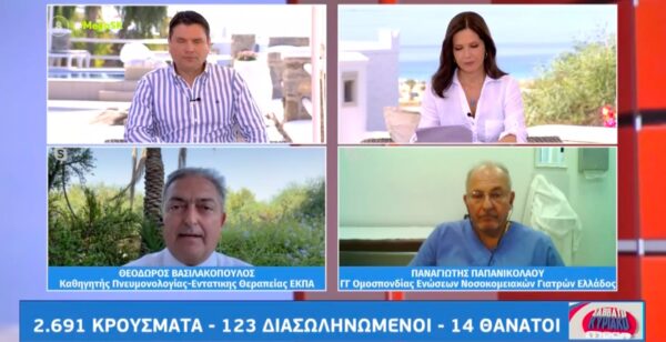 Βασιλακόπουλος: «Μέχρι τέλος Αυγούστου μπορεί να έχει εμβολιαστεί το 70% του πληθυσμού» [Βίντεο]