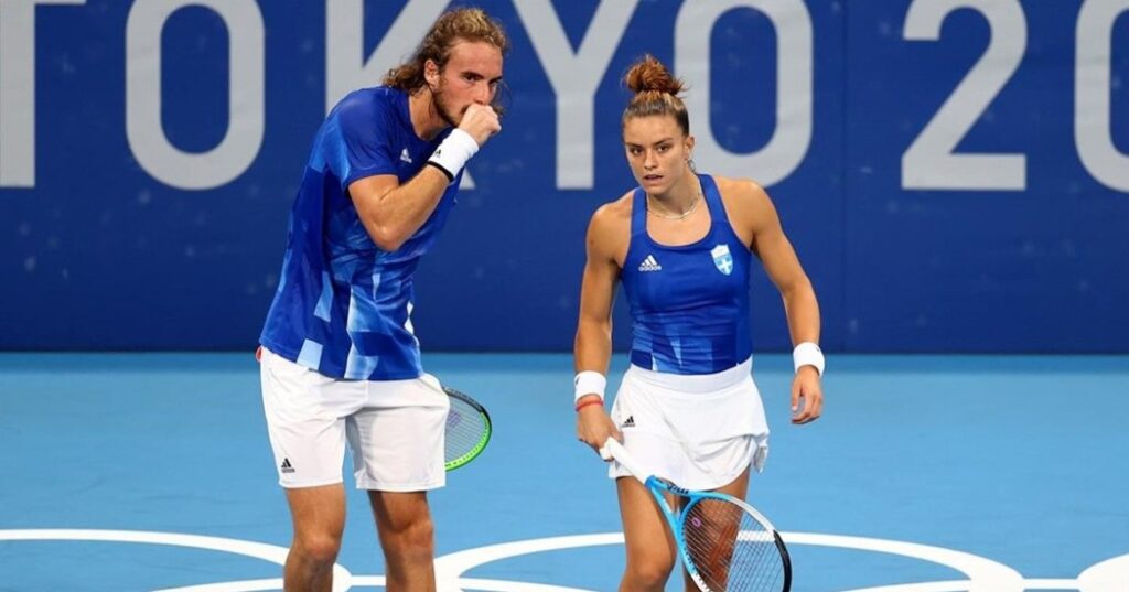 ΕΡΤ: Ο Στέφανος Τσιτσιπάς και η Μαρία Σάκκαρη στα προημιτελικά του μεικτού διπλού στο τένις