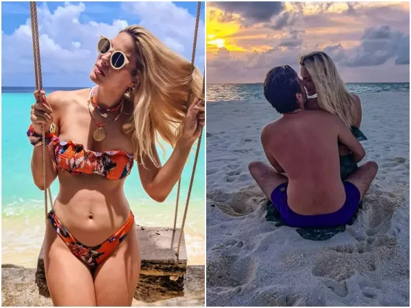 Μαντώ Γαστεράτου: Φανταστικές διακοπές στις Μαλδίβες –  Φουλ in love με τον σύζυγο της  (εικόνες)