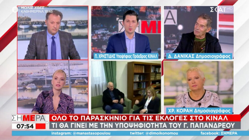 Χρηστίδης: Δεν θα αποσύρω την υποψηφιότητά μου για το ΚΙΝΑΛ αν κατέβει ο Παπανδρέου