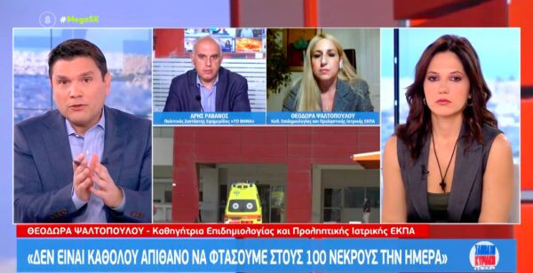 Θεοδώρα Ψαλτοπούλου: «Ανοιχτό το ενδεχόμενο νέου lockdown» [βίντεο]