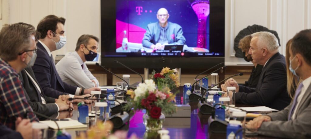 Συνάντηση Μητσοτάκη με Deutsche Telekom και ΟΤΕ: Έρχονται επενδύσεις πάνω από 3 δισ. ευρώ