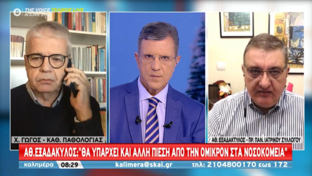 Γώγος: «Κίνδυνος μεγάλης διασποράς λόγω Όμικρον – Η κατάσταση μπορεί να γίνει δραματική»