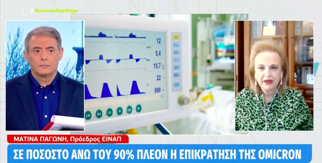 Ματίνα Παγώνη: Δεν αρκεί η πενθήμερη καραντίνα για να γυρίσουν οι εργαζόμενοι στις δουλειές τους [βίντεο]