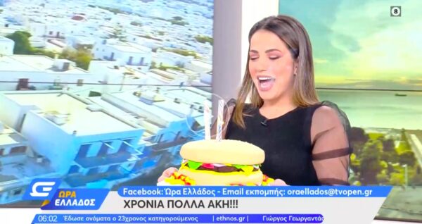 Η έκπληξη της Ευλαμπίας Ρέβη στον Άκη Παυλόπουλο! [βίντεο]