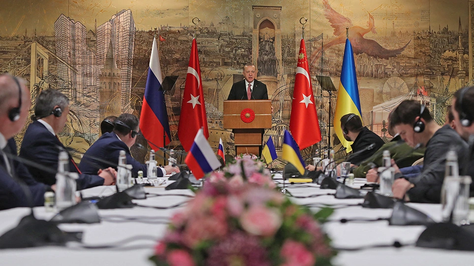 Ξεκίνησαν  οι διαπραγματεύσεις Κιέβου-Μόσχας – «Η συνέχιση του πολέμου δεν θα ευνοήσει κανέναν» είπε ο Ερντογάν