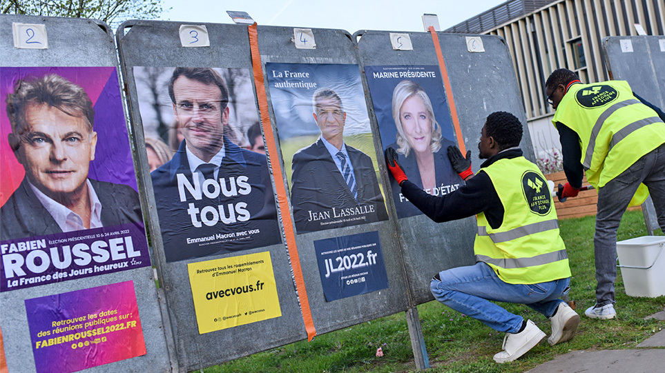 Θρίλερ στις γαλλικές εκλογές: Ισοψηφία Μακρόν – Λεπέν δείχνει το πρώτο exit-poll