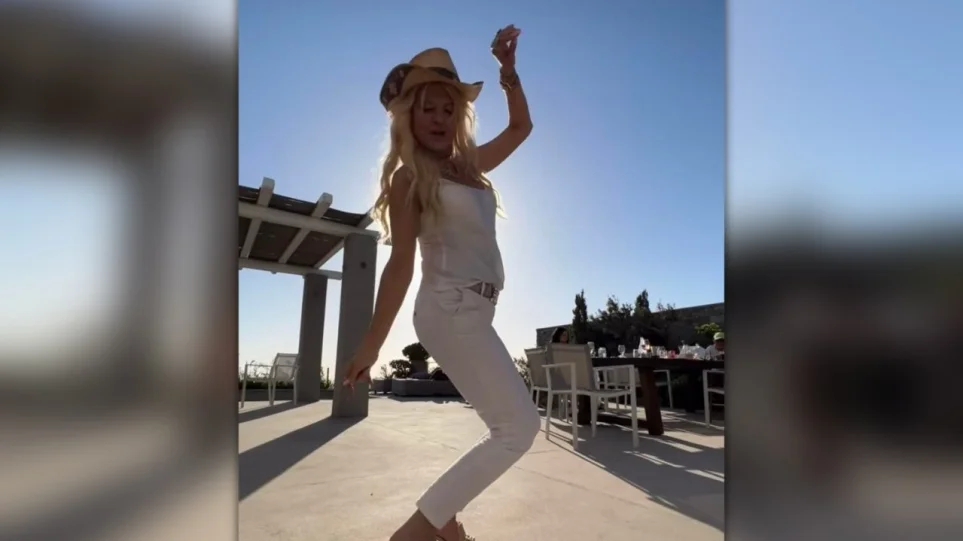 Μαρίνα Πατούλη: Ξεφαντώνει στη Μύκονο και αφιερώνει τον χορό της στους Γιώργηδες (video)