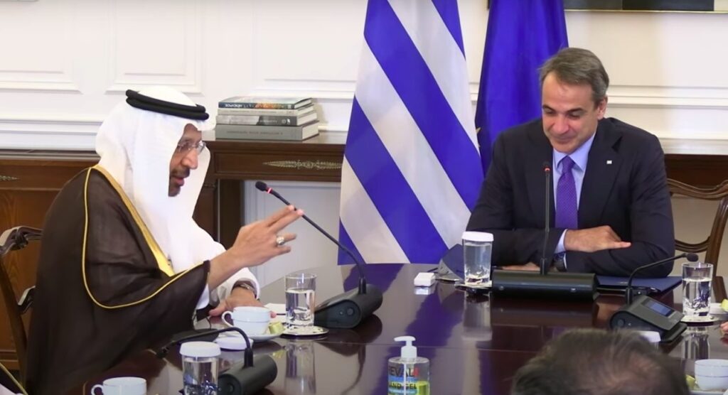 Μητσοτάκης σε Υπ. Επενδύσεων Σαουδικής Αραβίας: Η προσέλκυση άμεσων επενδύσεων αποτελεί προτεραιότητα