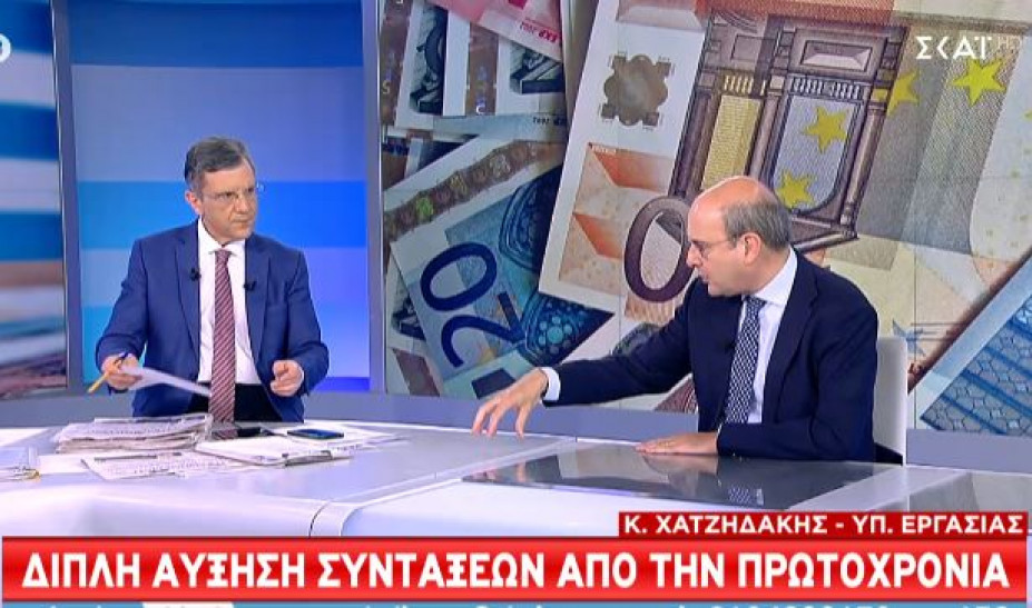 Χατζηδάκης: Ξεπάγωμα συντάξεων και διπλή αύξηση από την πρωτοχρονιά του 2023