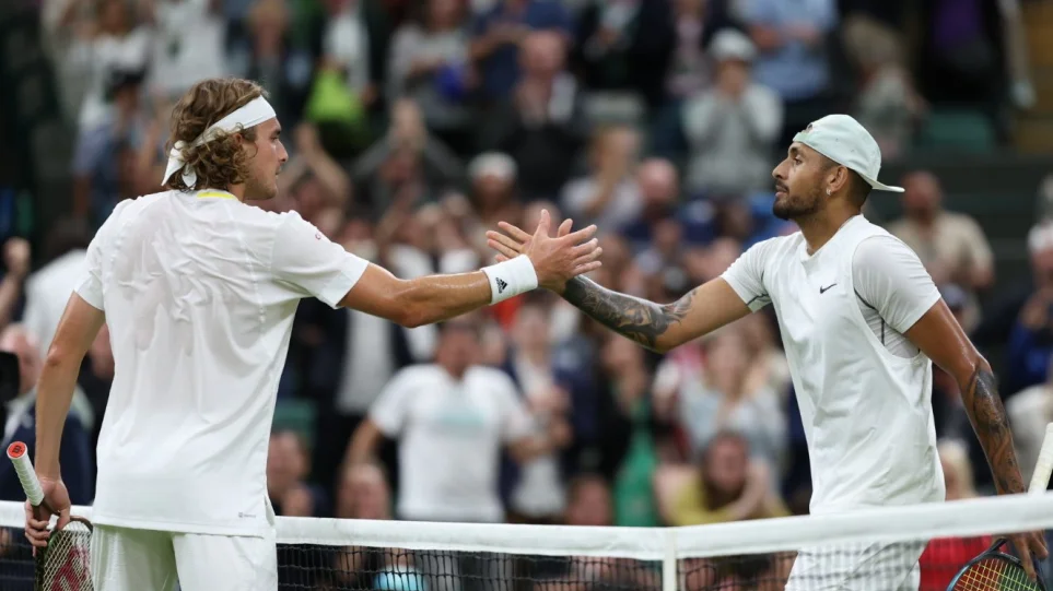 Κύργιος – Τσιτσιπάς 3-1: Έμεινε εκτός Wimbledon ο Στέφανος