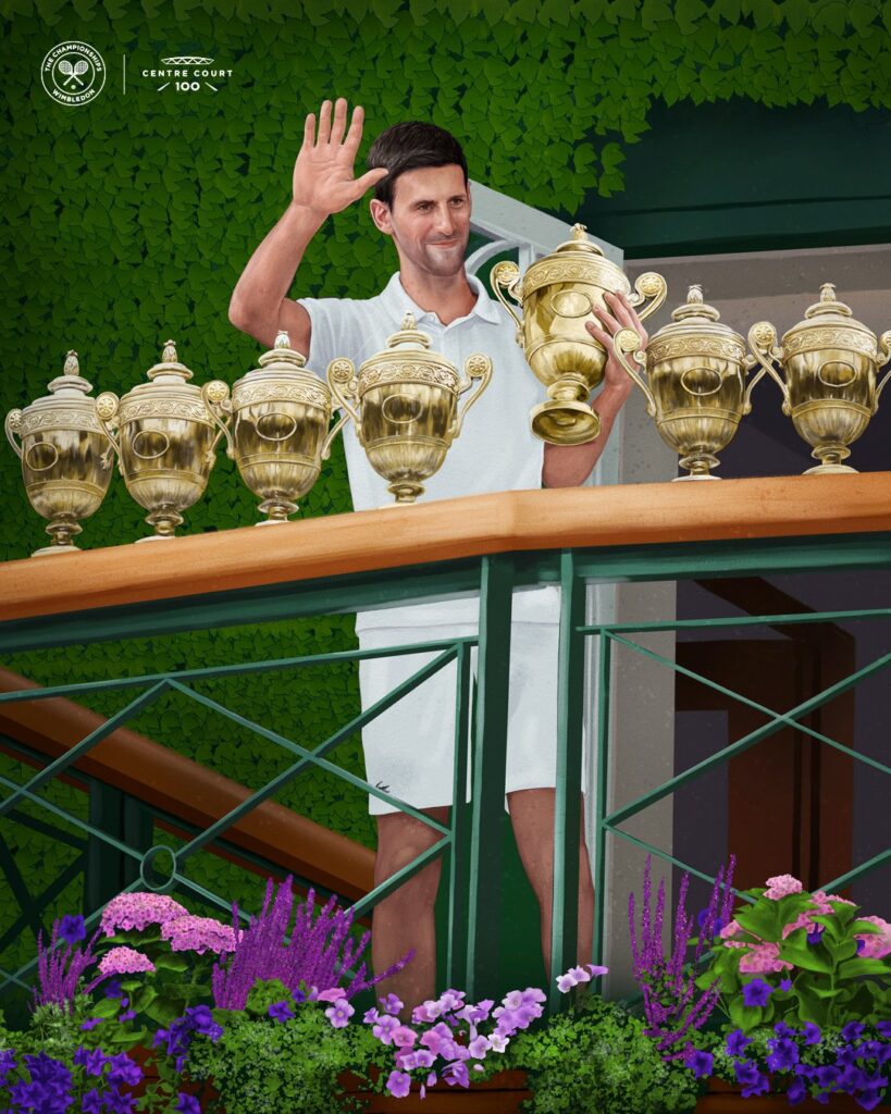 Νόβακ Τζόκοβιτς ισοπέδωσε τον Νικ Κύργιο – Κέρδισε το 7ο κύπελλο στο Wimbledon