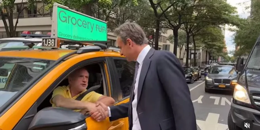 «Πού είσαι ρε μεγάλε;»: Η τυχαία συνάντηση του Μητσοτάκη με Έλληνα ταξιτζή στη Νέα Υόρκη – Δείτε βίντεο