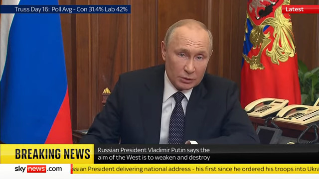 Πούτιν: Κήρυξε μερική επιστράτευση – «Δεν μπλοφάρω» είπε για το ενδεχόμενο χρήσης πυρηνικών (video)