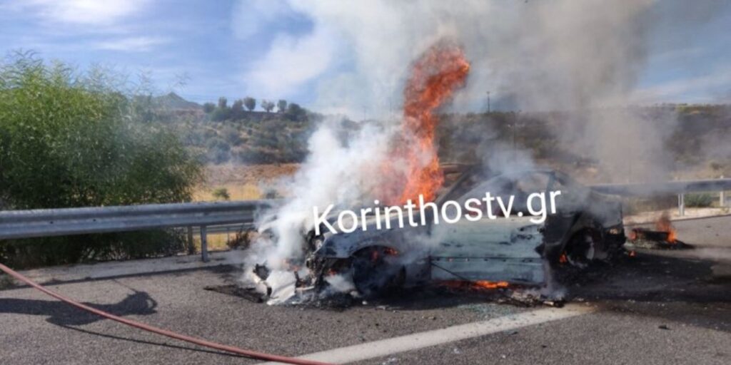 Τραγωδία στην Ε.Ο Κορίνθου – Πατρών με δυο νεκρούς  σε ένα φοβερό τροχαίο (video)