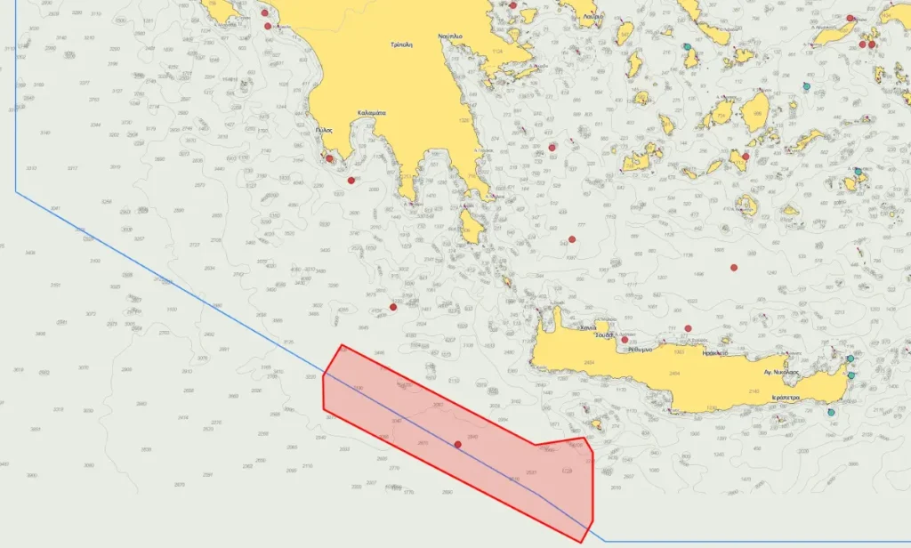 Νέα Navtex για επέκταση των ερευνών για φυσικό αέριο  νότια της Κρήτης