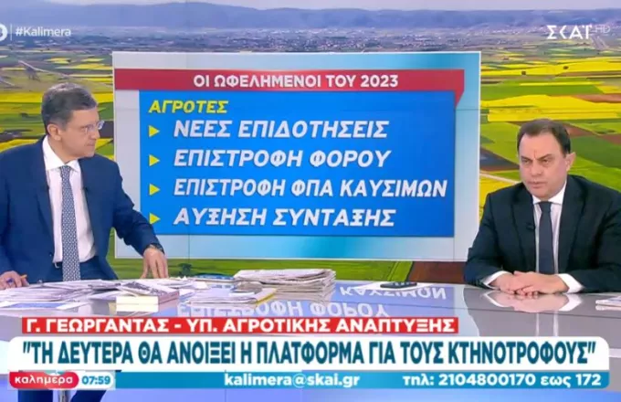 Γεωργαντάς: Προσχεδιάζεται στο «food pass» να είναι και οι λαϊκές