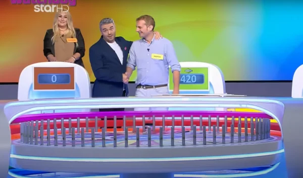 «Τζέντλεμαν» στον «Τροχό της Τύχης» έκανε επίτηδες λάθος για να πάρει η νικήτρια ακόμα 300 ευρώ! (video)