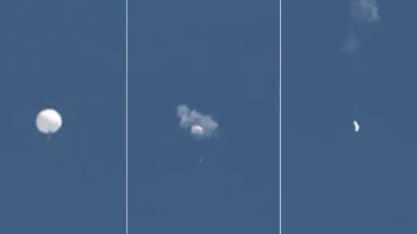 ΗΠΑ: Κατέρριψαν στον ωκεανό το κινεζικό κατασκοπευτικό μπαλόνι – Δείτε βίντεο