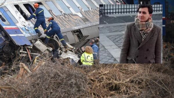 Τέμπη – Πατέρας θύματος: «Ο γιος μου σηκώθηκε να πάρει νερό από το κυλικείο και δεν επέστρεψε ποτέ»