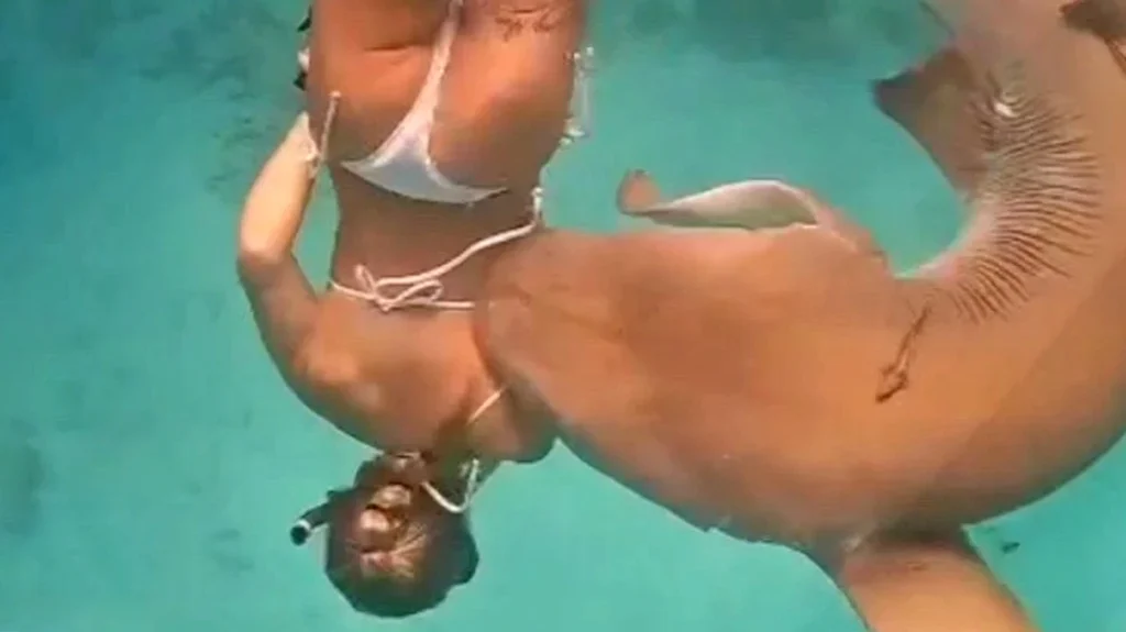 Τρομακτικό βίντεο: Τεράστιος καρχαρίας δάγκωσε κολυμβήτρια στις Μαλδίβες