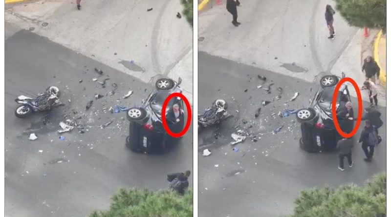 Άλιμος: Βίντεο -ντοκουμέντο δευτερόλεπτα μετά το φρικτό δυστύχημα με θύμα 28χρονο μοτοσυκλετιστή