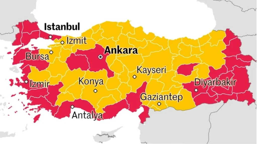 Εκλογές στην Τουρκία: Ο χάρτης – πρόκληση της Le Monde  ότι ελληνικά νησιά ψήφισαν … Κιλιτσντάρογλου.