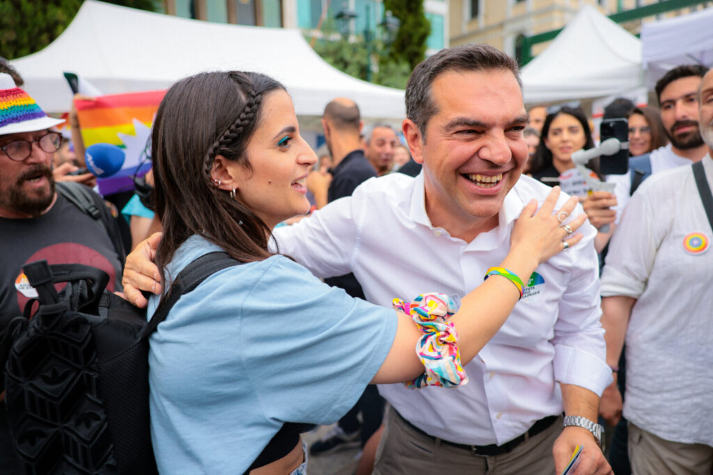 Ο Αλέξης Τσίπρας στο Athens Pride (εικόνες&video)