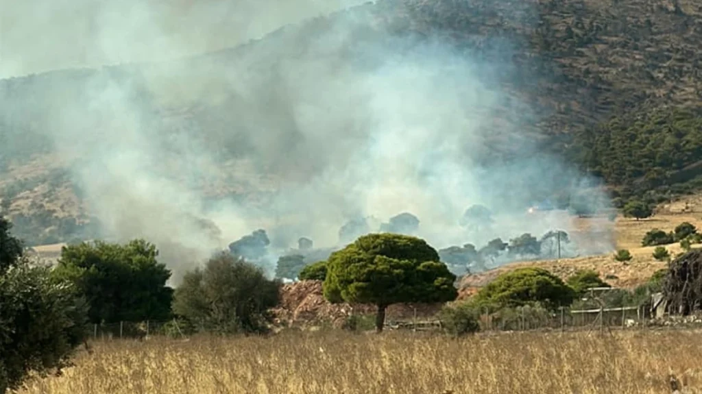 Φωτιά στην περιοχή Σοφό στον Ασπρόπυργο: Φόβοι να μην εξαπλωθεί το πύρινο μέτωπο στο βουνό