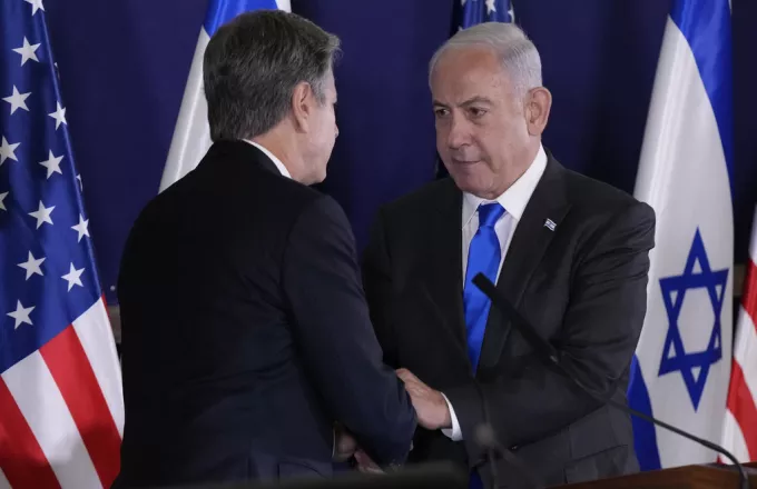 Στο Ισραήλ ο Α. Μπλίνκεν: «Είμαστε εδώ, δεν πάμε πουθενά, πάντα στο πλευρό σας» – «Η Χαμάς θα συντριβεί» δηλώνει ο Νετανιάχου