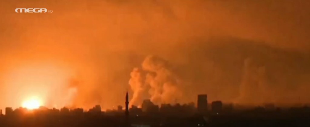 Κόλαση πυρός στη Γάζα  – Σφοδροί βομβαρδισμοί από το Ισραήλ και αναφορές για είσοδο τεθωρακισμένων