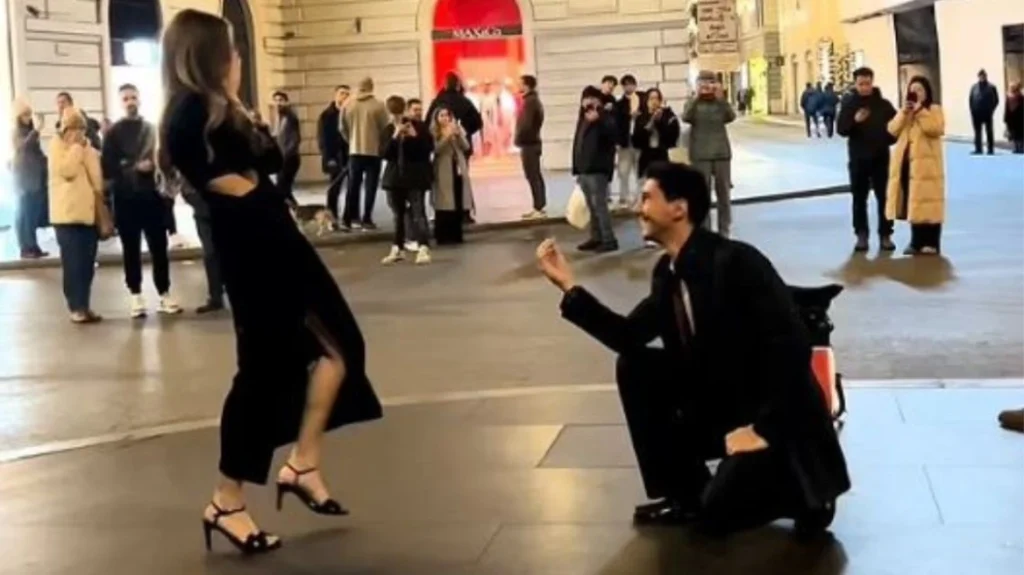 Viral βίντεο: Την πήγε στη Ρώμη και της έκανε πρόταση γάμου αλλά εκείνη του είπε …«όχι»