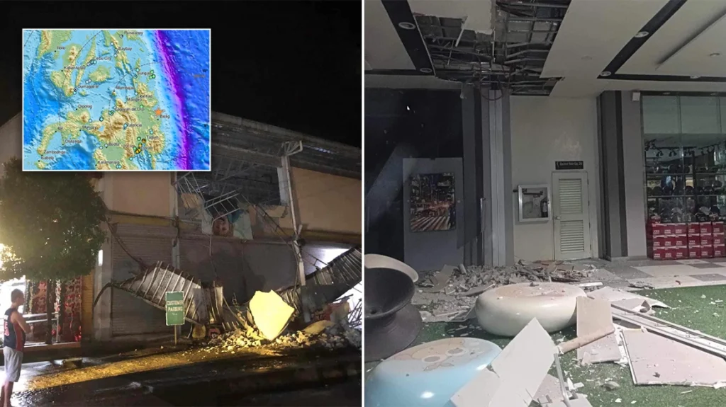 Φιλιππίνες:  Μεγάλος σεισμός 7,6 Ρίχτερ – Προειδοποίηση για τσουνάμι – Εικόνες καταστροφής και χάους