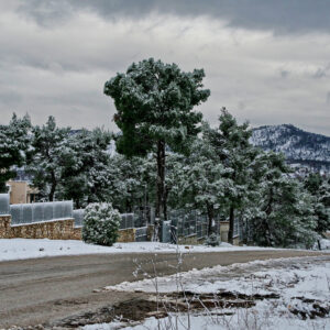 Στα «λευκά» η Πάρνηθα – Διακόπηκε η κυκλοφορία κοντά στο καζίνο – Χιόνια σε Ιπποκράτειο Πολιτεία και Εύβοια (βίντεο)