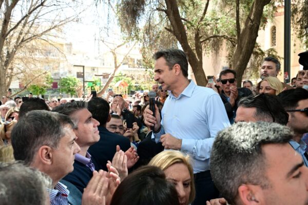 Στο Μοσχάτο ο Κυριάκος Μητσοτάκης: Λογοδοτούμε στον ελληνικό λαό – Δεν συγκυβερνούμε με κανέναν