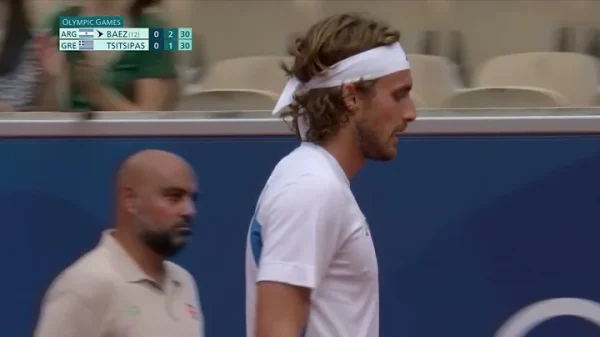 Τσιτσιπάς – Μπαέζ 2-0: Σαρωτική εμφάνιση και τώρα Τζόκοβιτς στα προημιτελικά των Ολυμπιακών Αγώνων