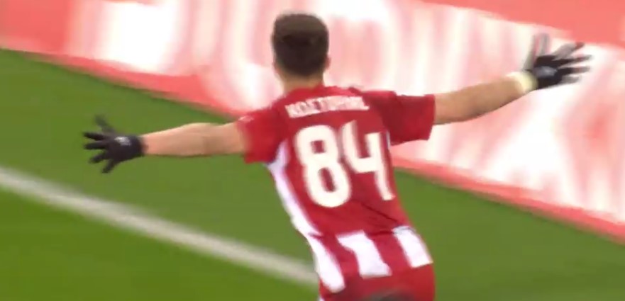 Ολυμπιακός – ΠΑΟΚ 2-1: Nίκη των ερυθρόλευκων με Κωστούλα και Ροντινέι και τώρα ΑΕΚ